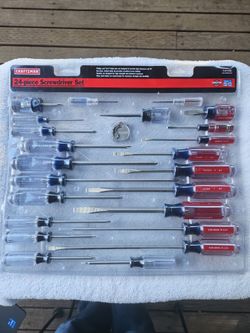 Craftsman 24 Pc Screwdriver Set New