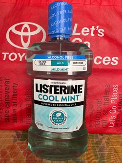 Listerine alcohol free mouthwash - cool mint