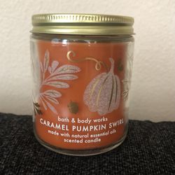 Caramel Pumpkin Swirl 🍭 Single Wick Candle  