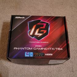 Z590 Phantom Gaming ITX TB4 Motherboard New Open Box