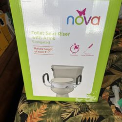 Toilet Seat Riser With Arms