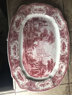 Serving Platter. Porcelain