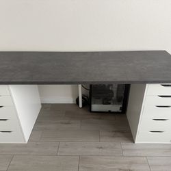 IKEA Ekbacken Countertop With Alex Drawers