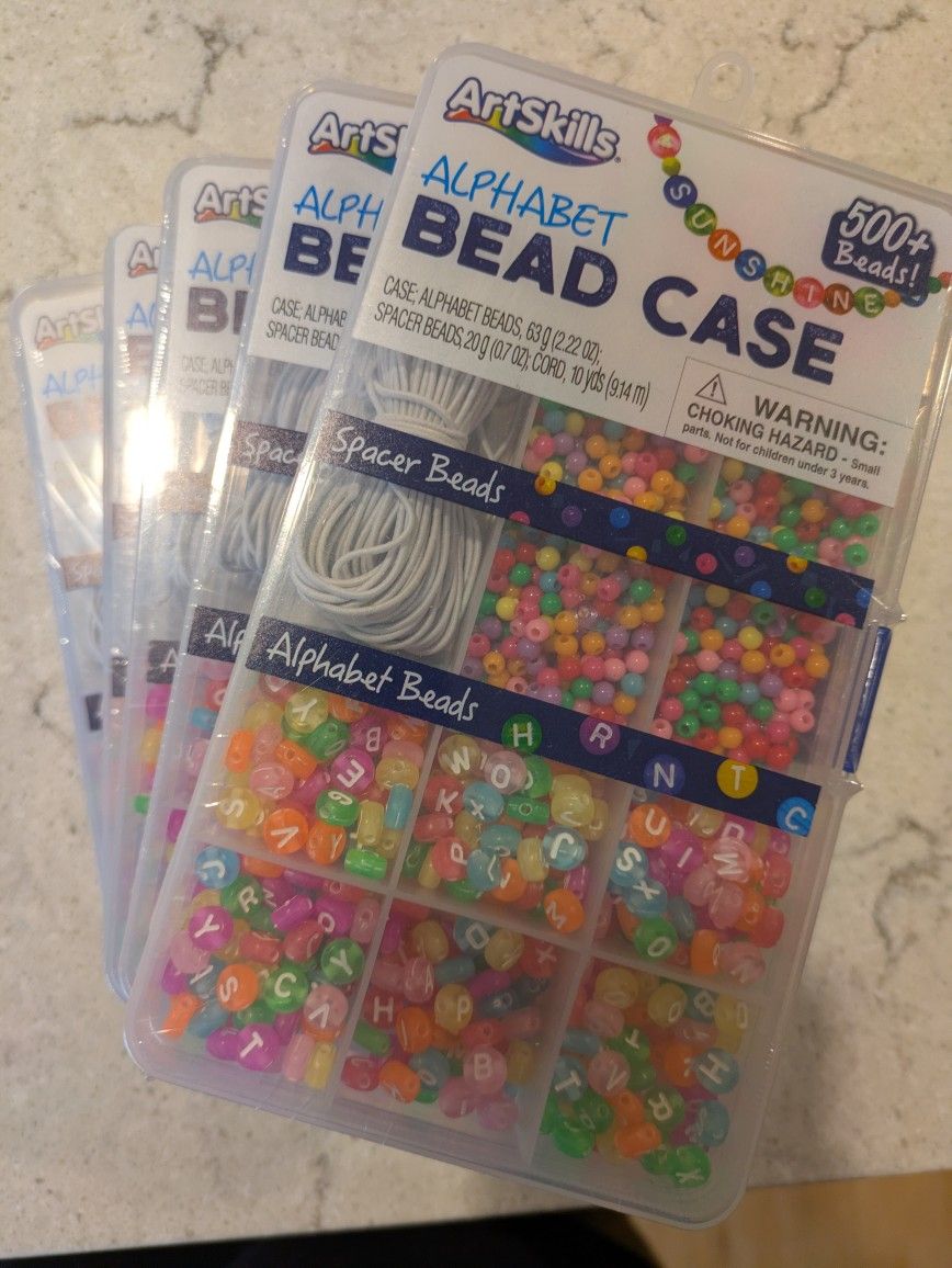 Alphabet beads jewelry making kit