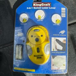 KingCraft 3-in-1 Swivel Laser Level