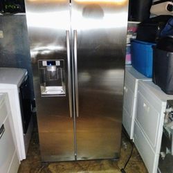 Stainless Steel Side By Side Refrigerator 
