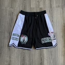 MENS BOSTON CELTICS BASKETBALL SHORTS XL
