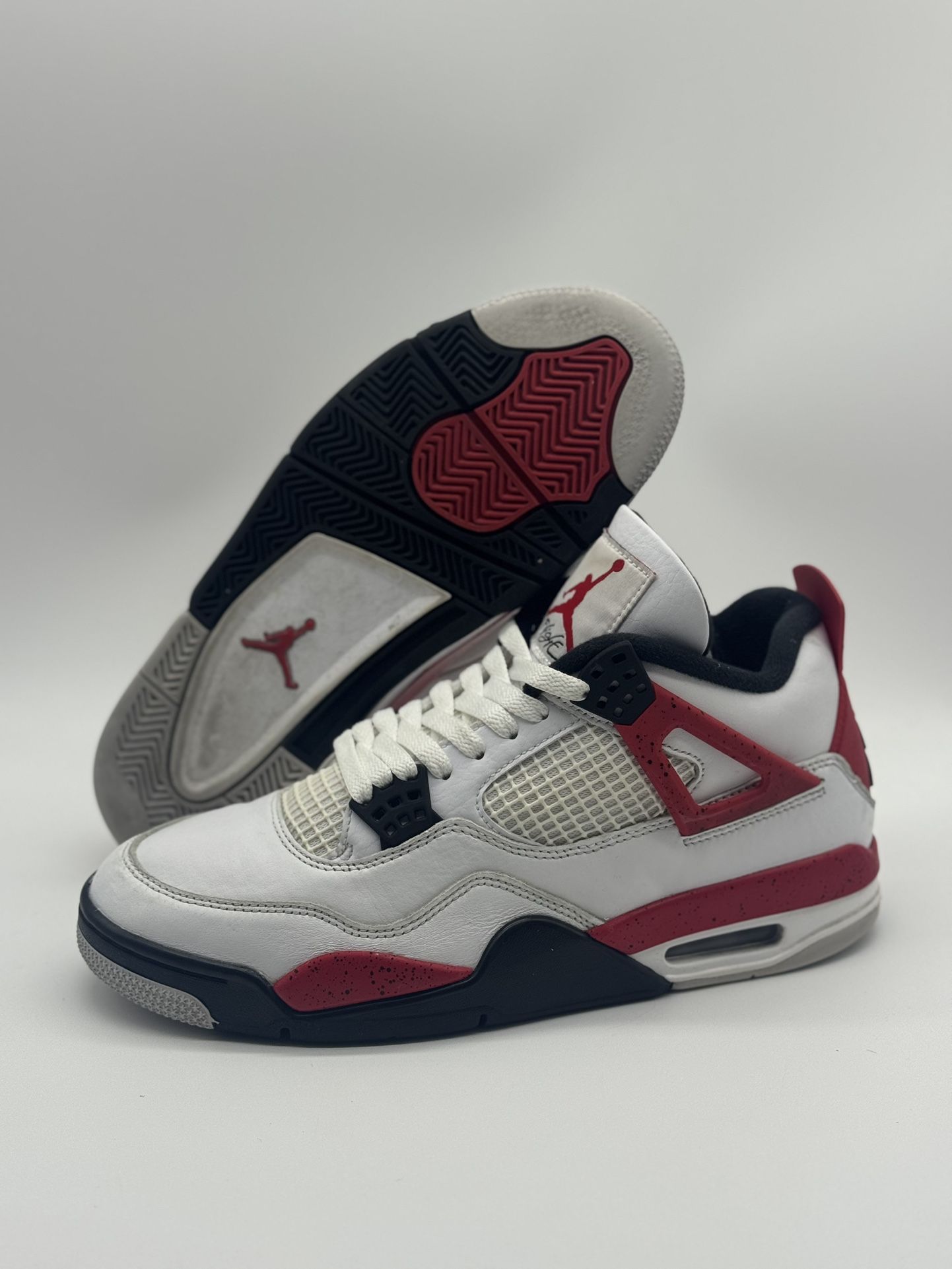 Nike Air Jordan 4 Retro Red Cement DH6927-161 Men’s Size 9.5