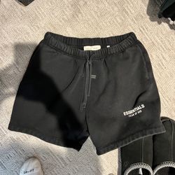 Essentials Black Shorts