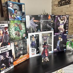 Anime Statues (Naruto, My Hero Academia, One Piece, Demon Slayer)