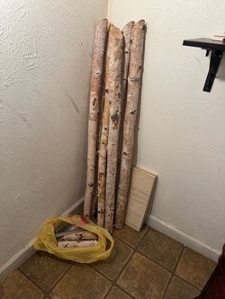 Real wooden trellis