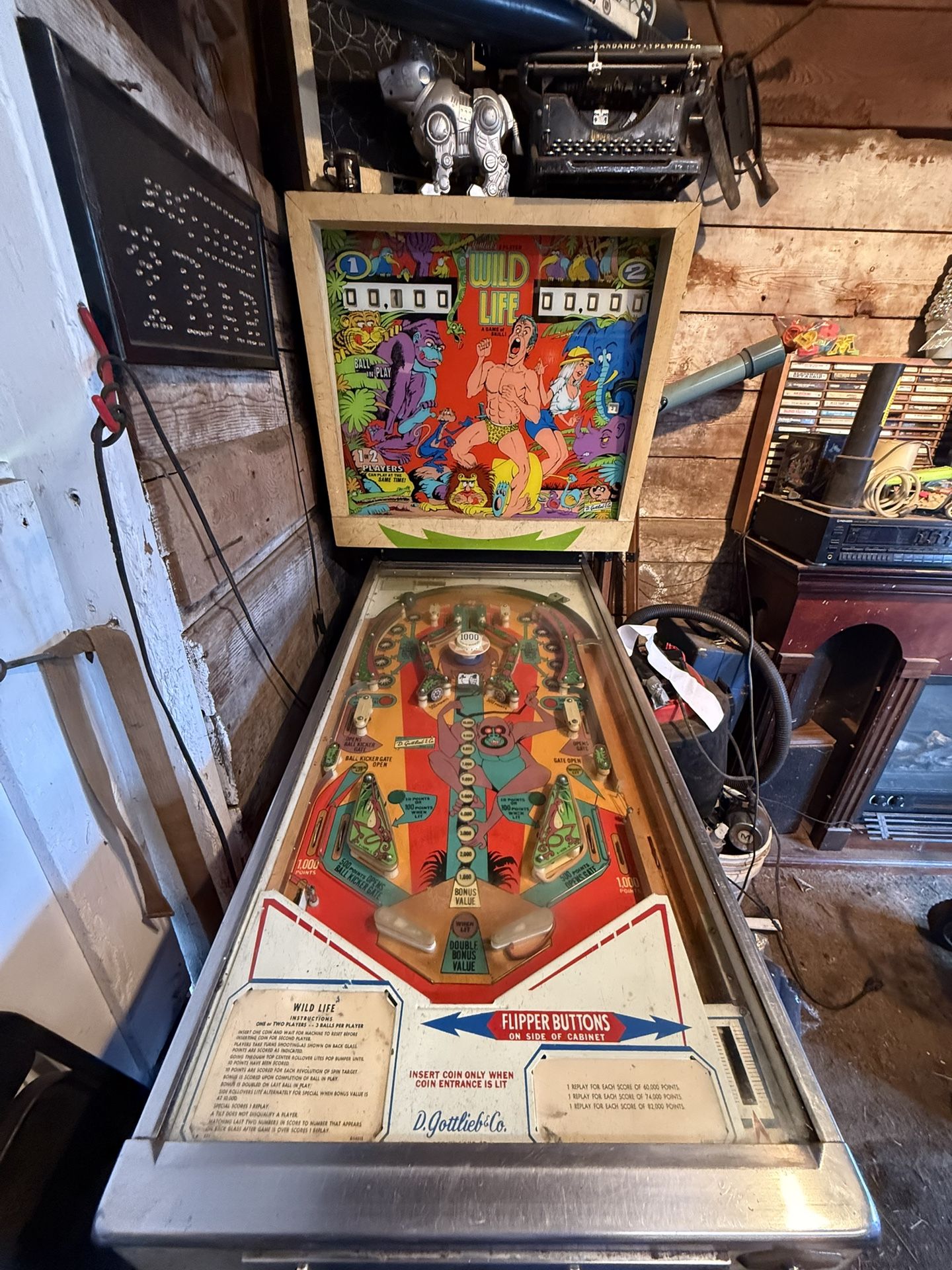 Wild Life Pinball Machine