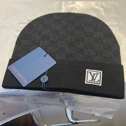 Black New LV Louis Vuitton Beanie