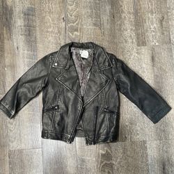 Toddler Girl Gray 4T Leather Jacket by Blue Rock Brand