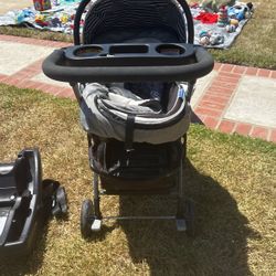 Graco Snug Ride Car Seat, Stroller, & Two Bases