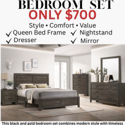 4 Pc Queen Bedroom Set