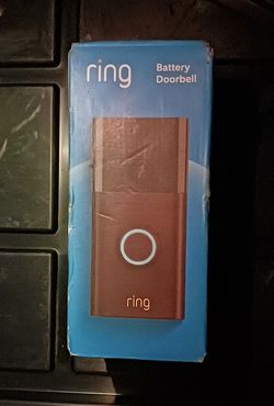New In Box "Venetian Bronze" Ring Battery Doorbell