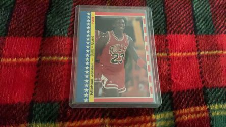 Michael Jordan 1987 sticker second year card
