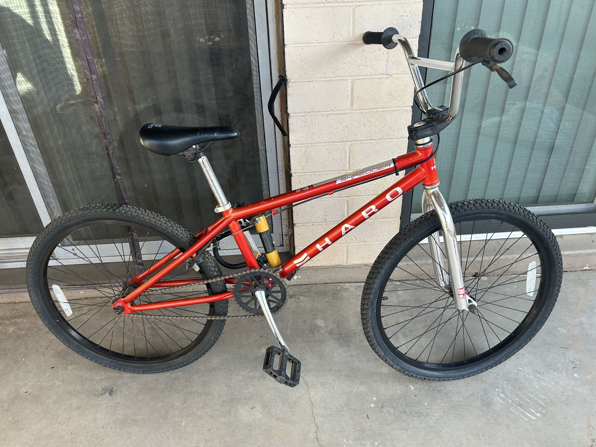 Bicycle (24 In Haro Red Shredder)