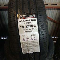 4 New Tires  225/45/17 Arisun Tires