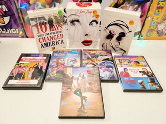 OOP DVD Movie I love Lucy Hot Wheels Party Girl The Rescuers Trainspotting