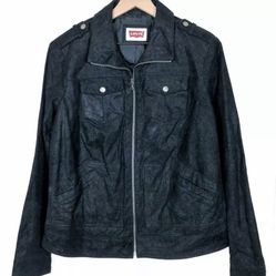 NWT Levi’s Women’s Suede Motorcycle Jacket xlrg black