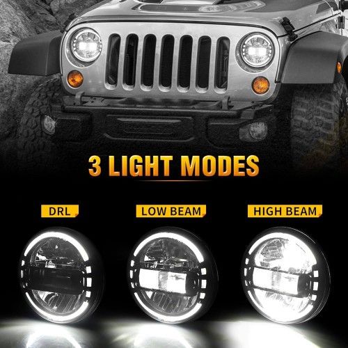 LX-LIGHT NEWEST 7 INCH ROUND LED HEADLIGHT