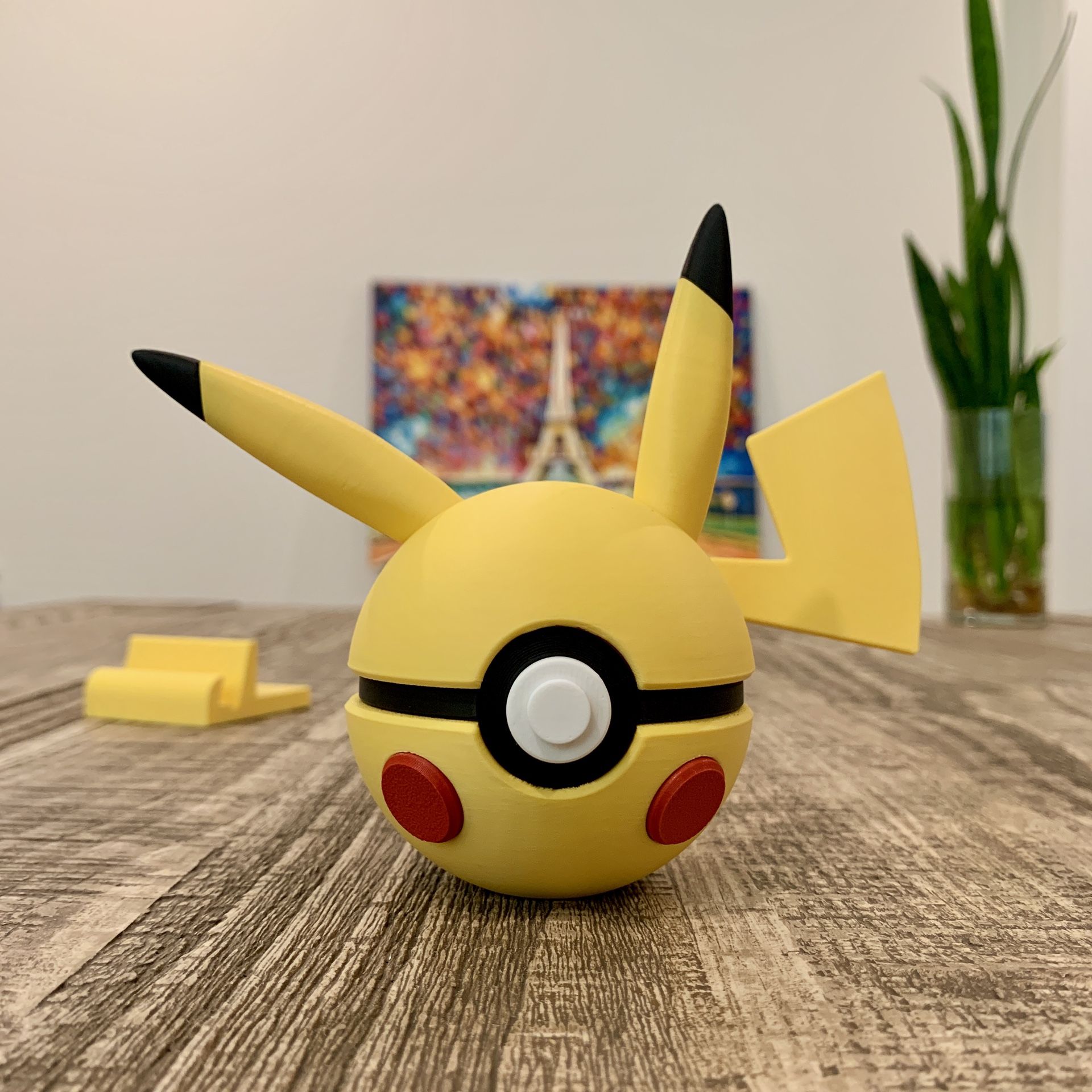 Pokemon Pikachu Pokeball. 3D Printed