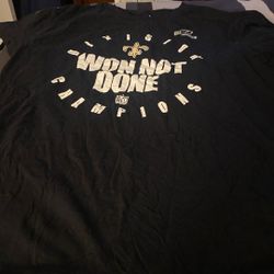 Saints Won Not Done Division Champions T-Shirt
