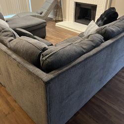 Dark Grey Sectional 