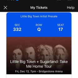 Little Big Town & Sugarland Concert