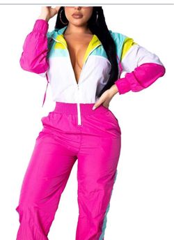 Women's costumeColorblock Tracksuit Set