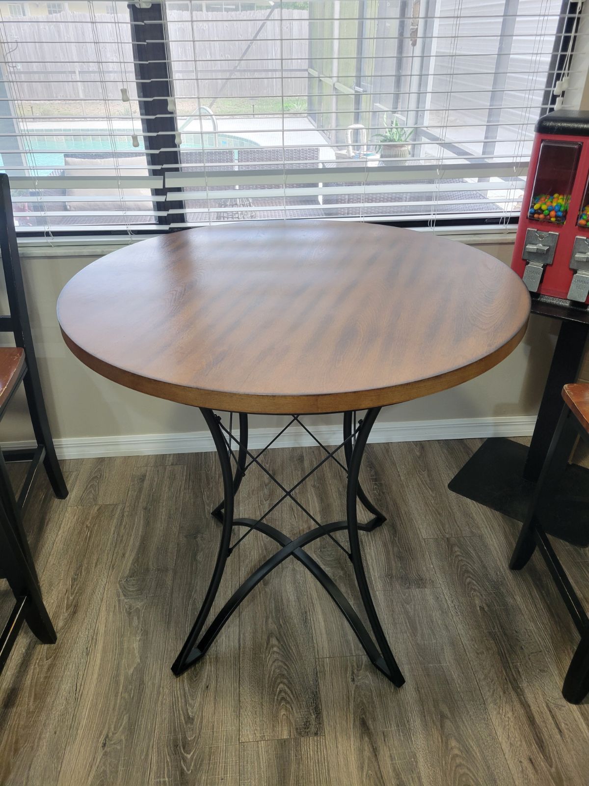 36" Adele Round Counter Kitchen Dining Table,