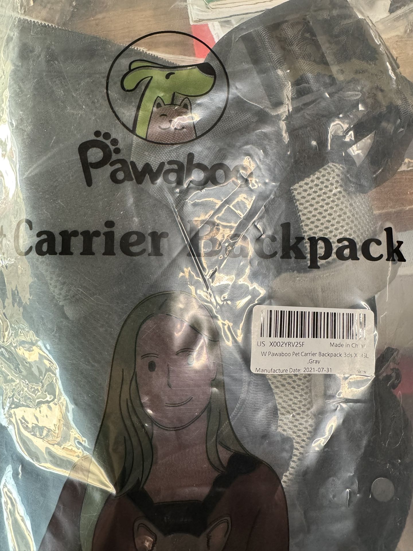 Pet carrier Backpack- XL (14-16 Lbs)