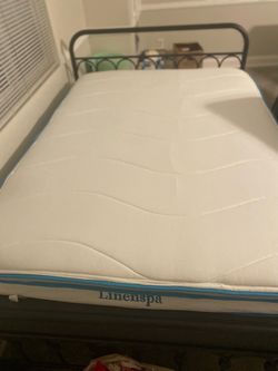 Linenspa 8 inch full size memory foam mattress