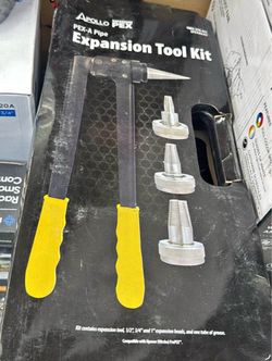 Apollo PEX-A Expansion Tool Kit with 1/2 in. and 3/4 in. 1 inch Expander Heads