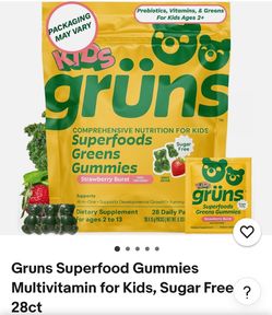 Gruns toddler gummy vitamins