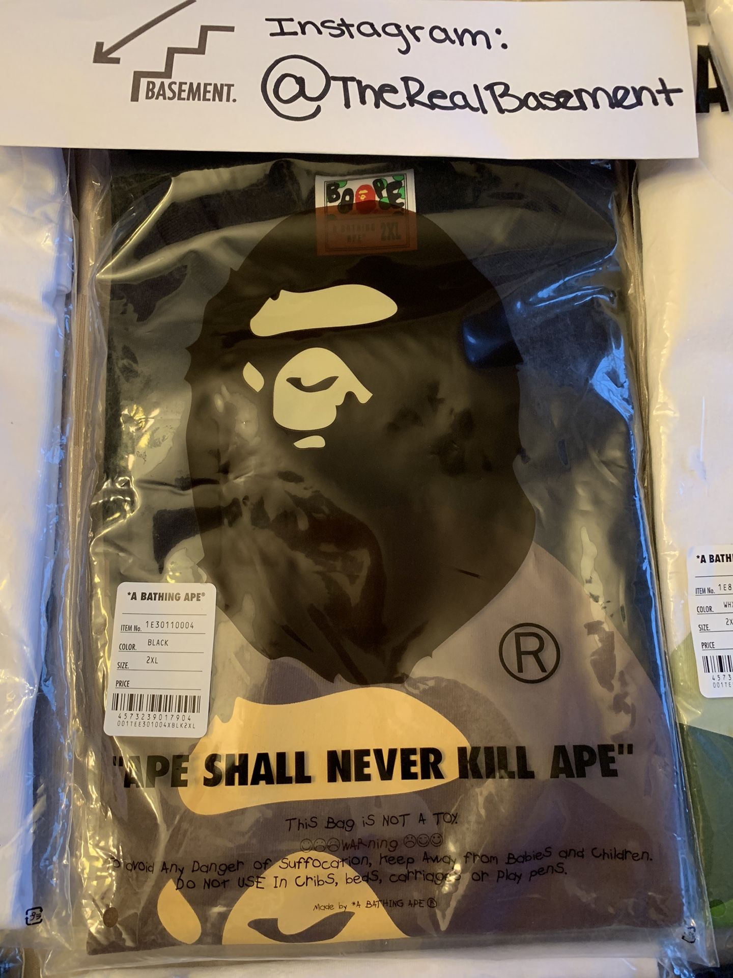 AUTHENTIC BAPE T SHIRT