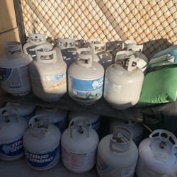 Propane Tanks Available Empty BBQ Fire Pits Grills