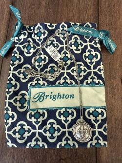 NEW Brighton Jewelry - Fleur De Lis Pendant Coin Necklace
