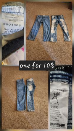 2 pants size (30x34) (30x36)