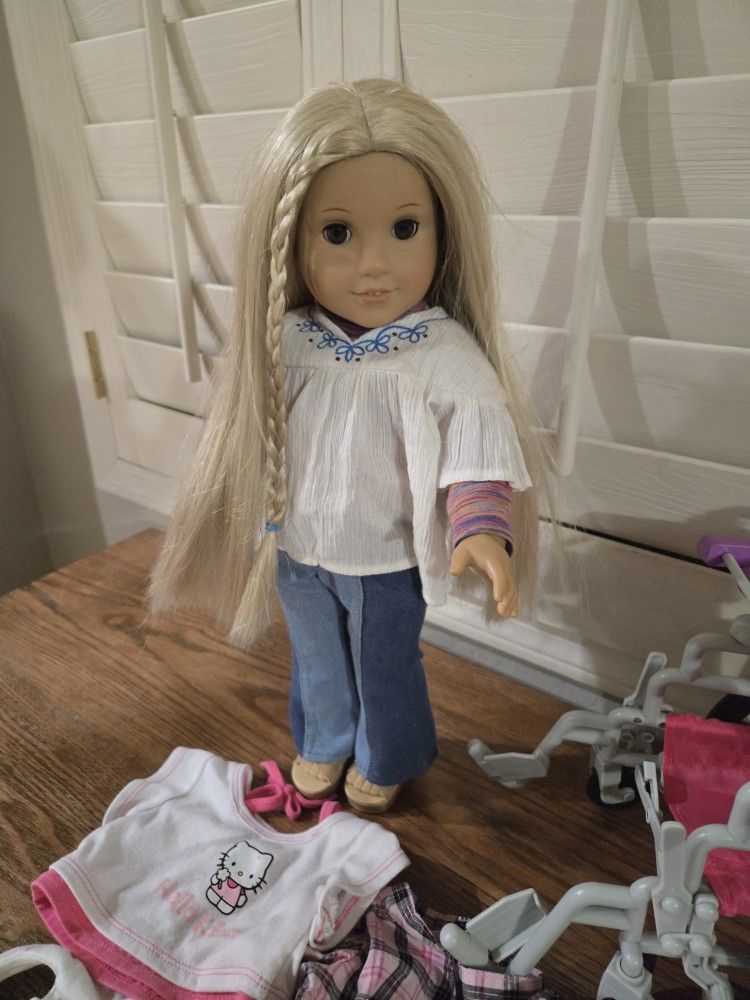 American Girl Doll Julie, Books, and Accessories