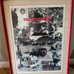 Yakima Canutt" SIGNED Western Movie Poster