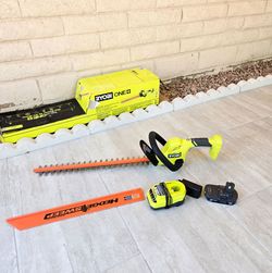 RYOBI 18V 22in Hedge Trimmer KIT