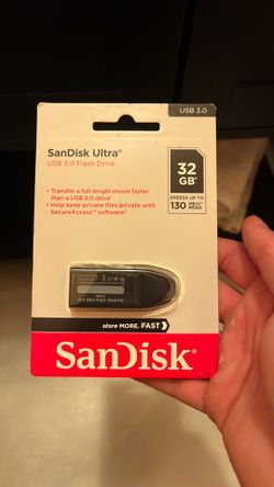 Sandisk ultra 32gb usb 3.0 flash drive
