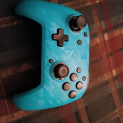 Nintendo switch PDP faceoff blue camo wireless controller 500-202