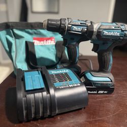 Makita drill and impact set