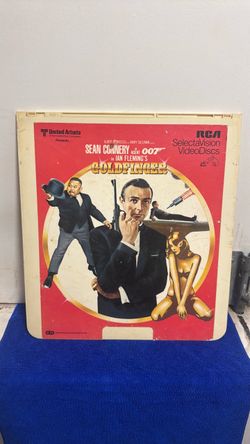 James Bond Goldfinger CED VideoDisc – RCA SelectaVision – Sean Connery