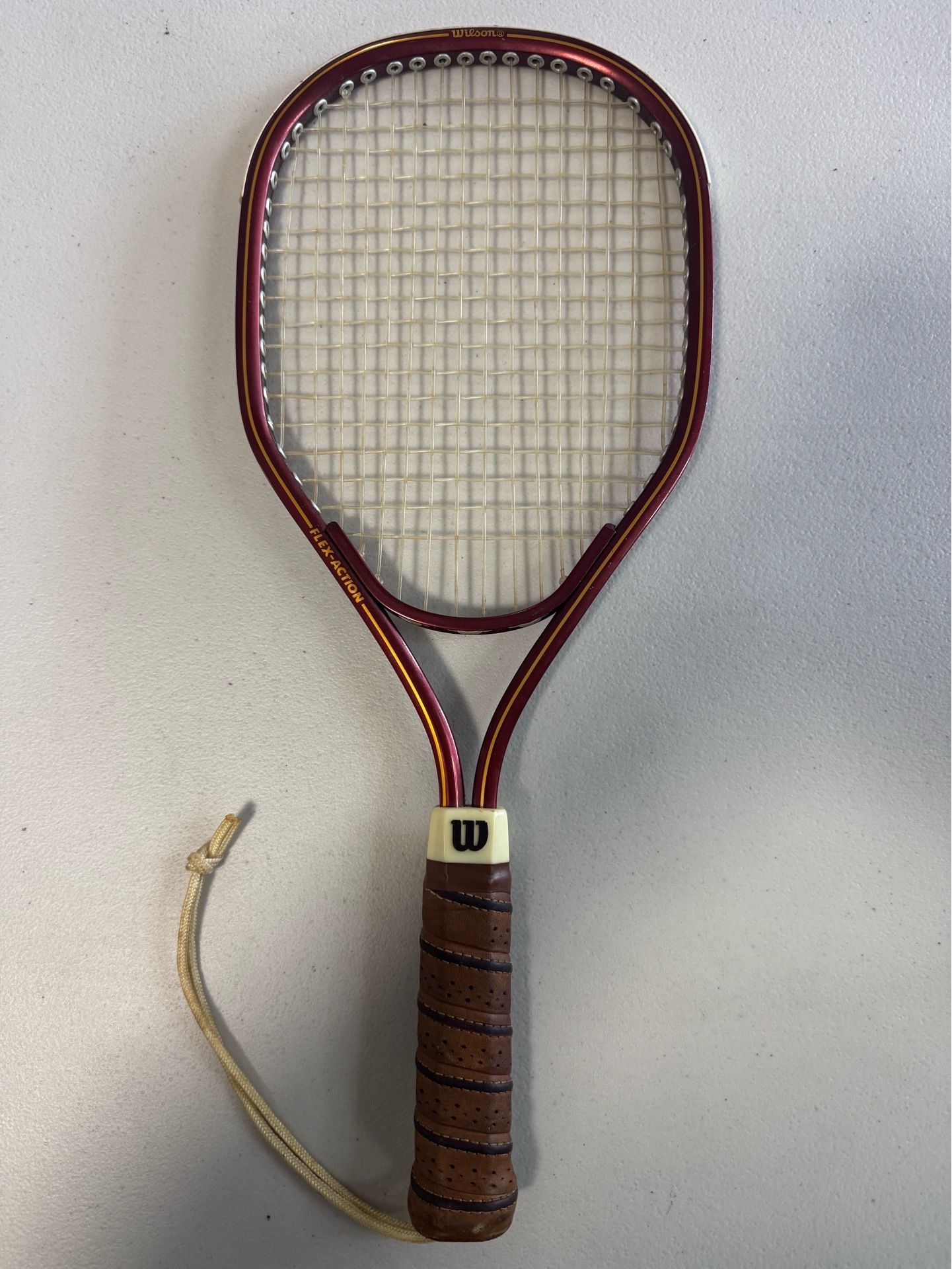 Vintage Wilson Flex-Action Junior Tennis Racket 19” Composite Wood Taiwan