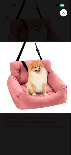 LESURE travel dog bed installs on your front seat or even the backseat brand new never been used